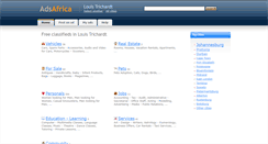 Desktop Screenshot of louistrichardt.adsafrica.co.za