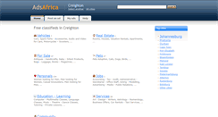 Desktop Screenshot of creighton.adsafrica.co.za
