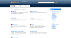 Desktop Screenshot of hermanus.adsafrica.co.za