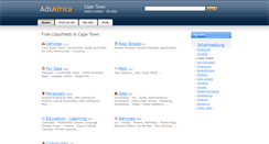 Desktop Screenshot of capetown.adsafrica.co.za