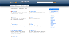 Desktop Screenshot of beaufort-west.adsafrica.co.za