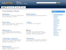 Tablet Screenshot of delmas.adsafrica.co.za