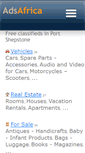 Mobile Screenshot of portshepstone.adsafrica.co.za