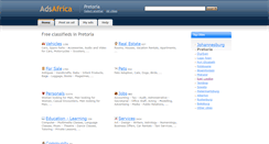 Desktop Screenshot of pretoria.adsafrica.co.za