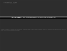 Tablet Screenshot of adsafrica.com