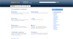 Desktop Screenshot of ladybrand.adsafrica.co.za
